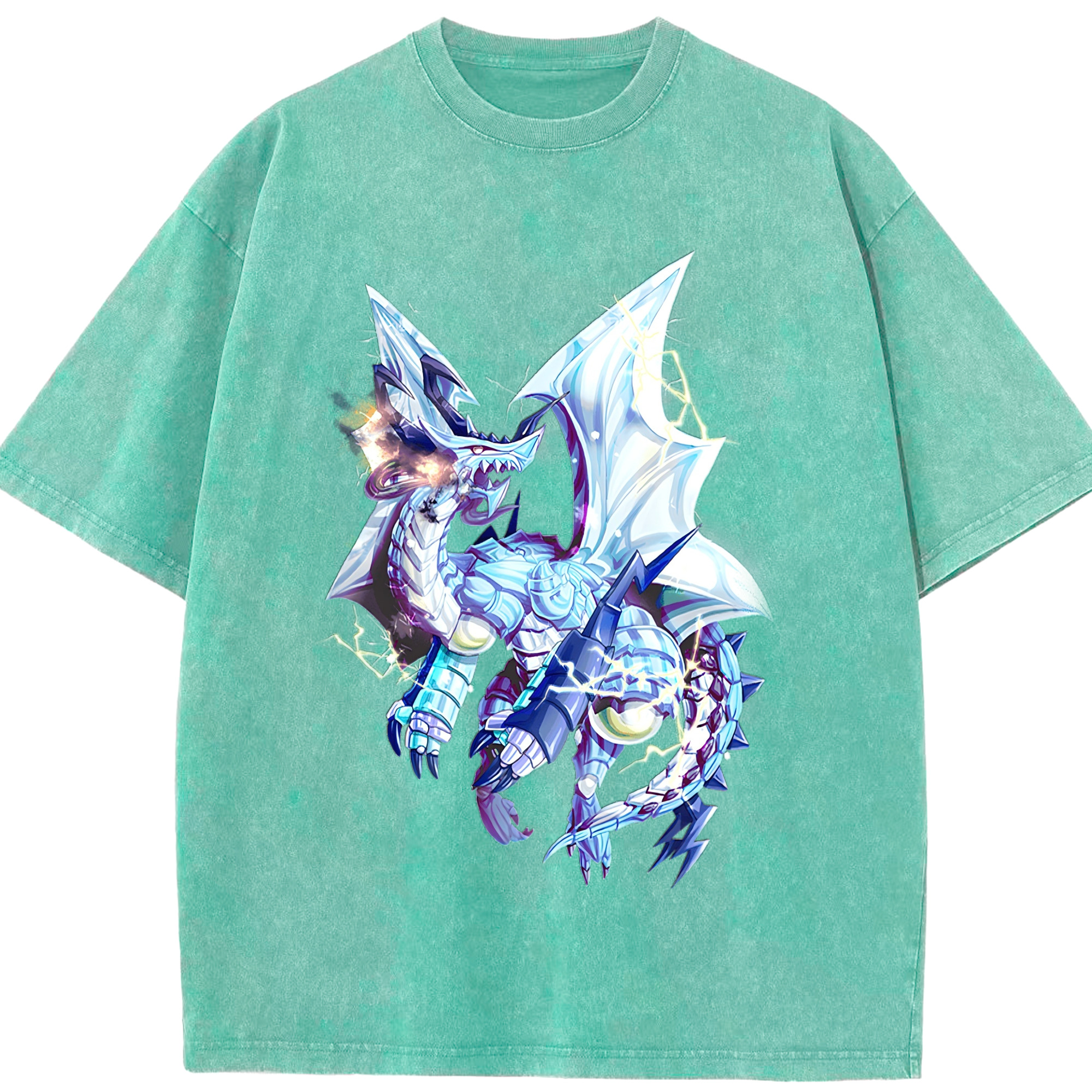 （画像用） 遊☆戯☆王 Yu-Gi-Oh! 綿100% ヴィンテージ風 半袖Tシャツ（フロントプリント）
